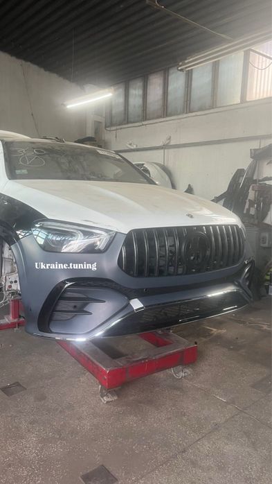 Обвес GLE53 AMG 2024+ для Mercedes GLE-Class W167 2019-2025 бампер др.