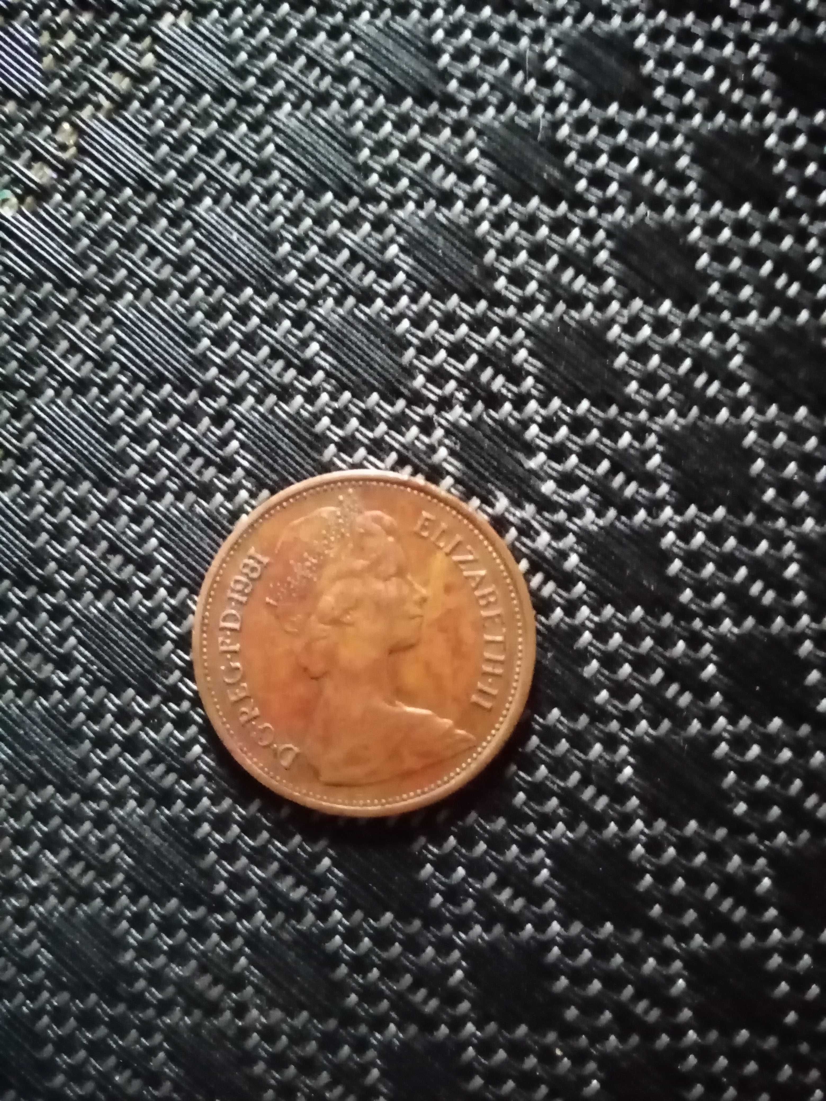 Moneta 2 new pence z 1981r