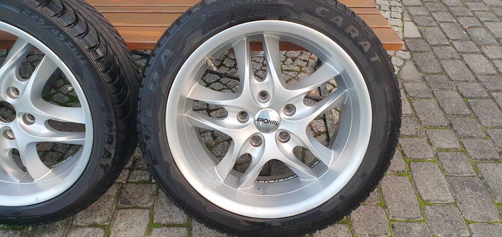Koła Ronal 17"  Szeroki Rant  - ładne 225/45ZR17 BMW E46