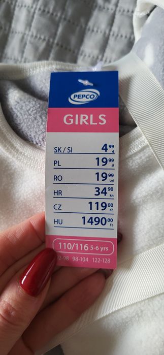 Piżama dla dziewczynki