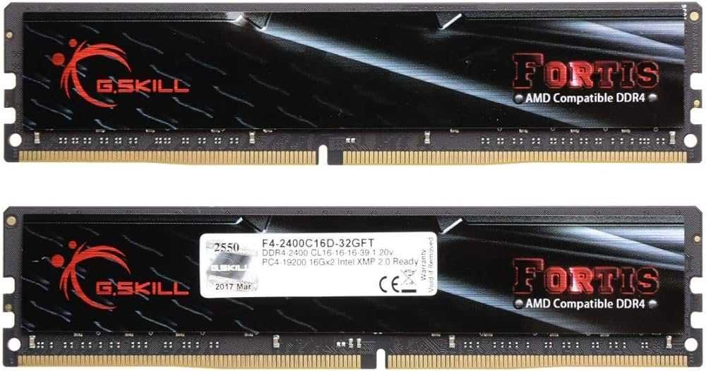 Memória RAM - G.Skill DDR4-2400MHz - 64GB