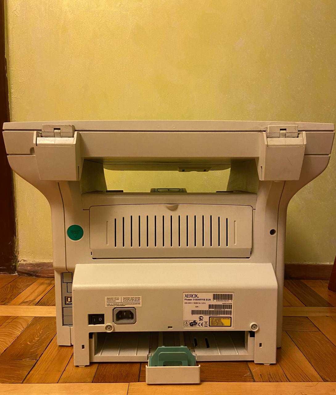 Продам лазерний принтер Xerox Phaser 3100mfp/s