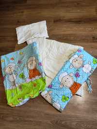 Постельный набор для детской кроватки( с одеялом и подушкой)