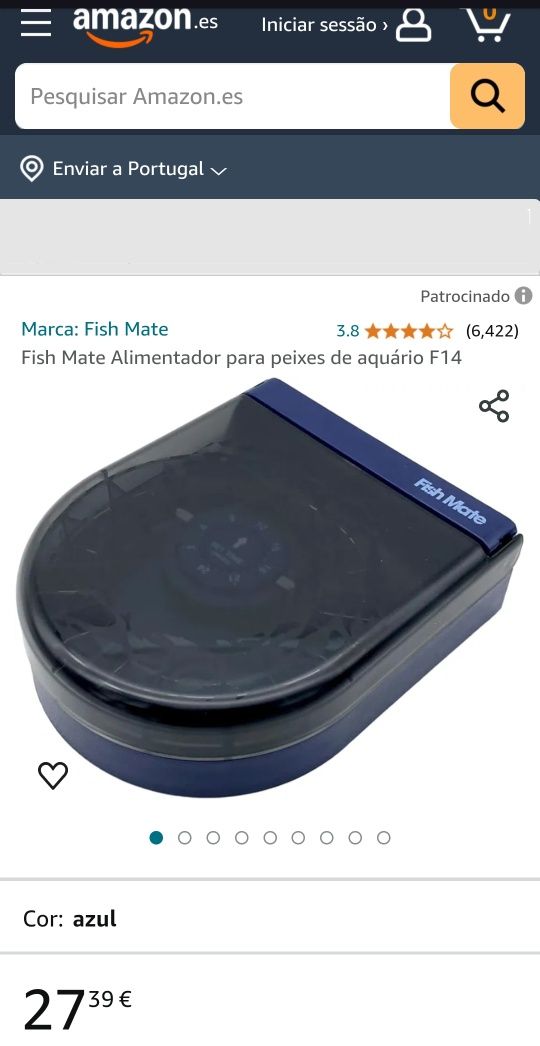 Alimentador Automático para Aquário