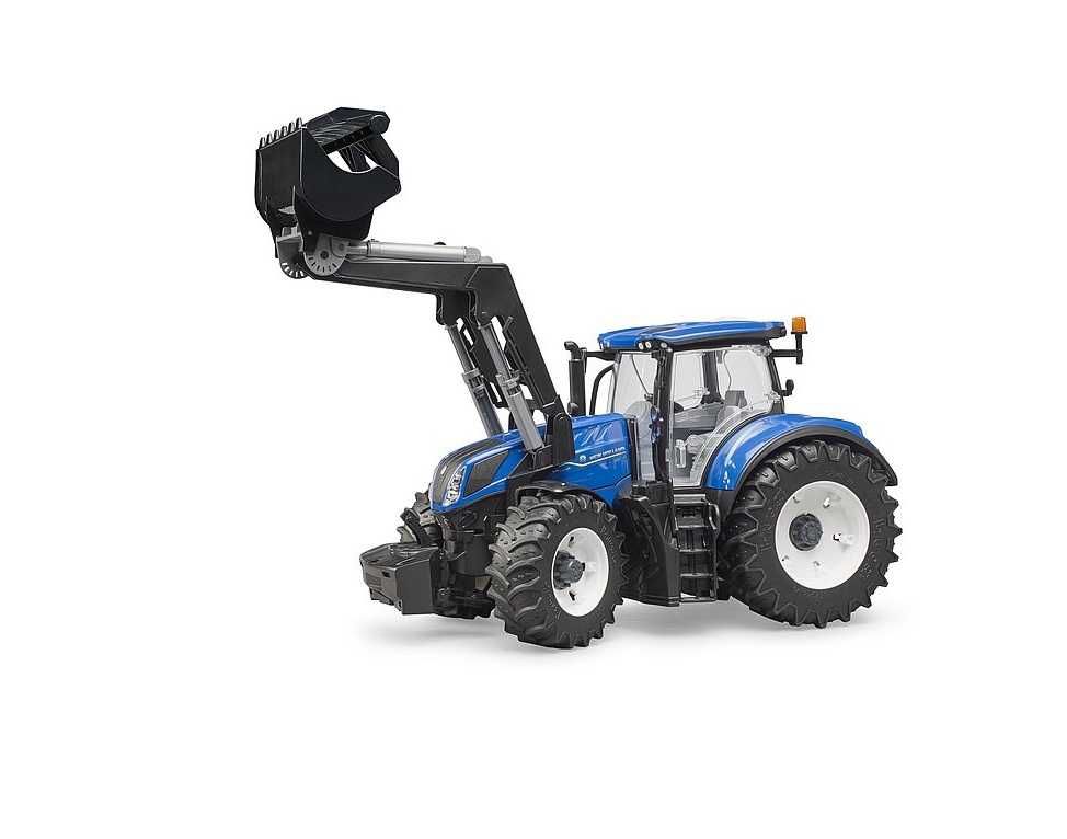 Ciągnik New Holland T7.315 z ładowaczem czołowym zabawka Bruder 03121