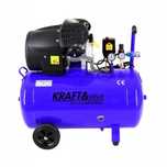 Kompresor Olejowy 100L 2 Manometry Sprężarka 2Tłoki 3KW 8Bar Kraft Fv