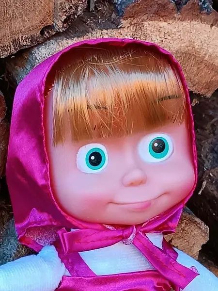 Мягкая Музыкальная Игрушка Кукла Маша и Медведь 30см