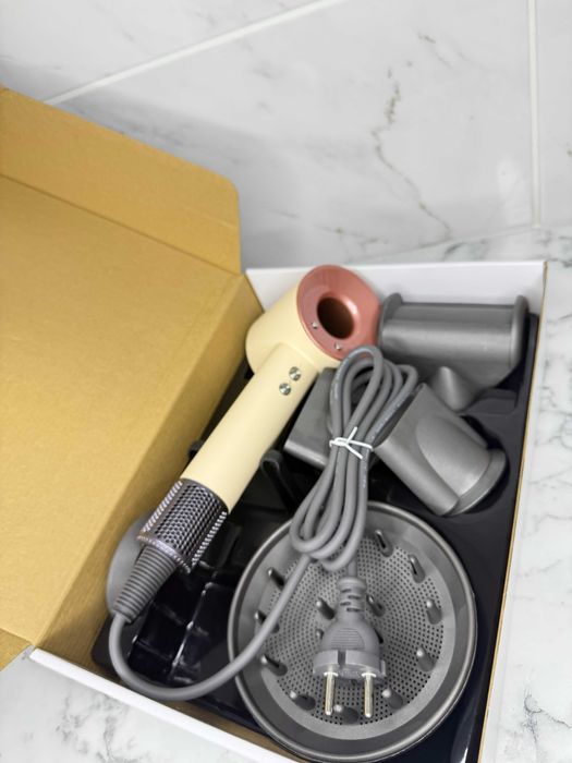 Фен-стайлер 5в1 Super Hair Dryer Сакура • 1600Вт • 5 насадок