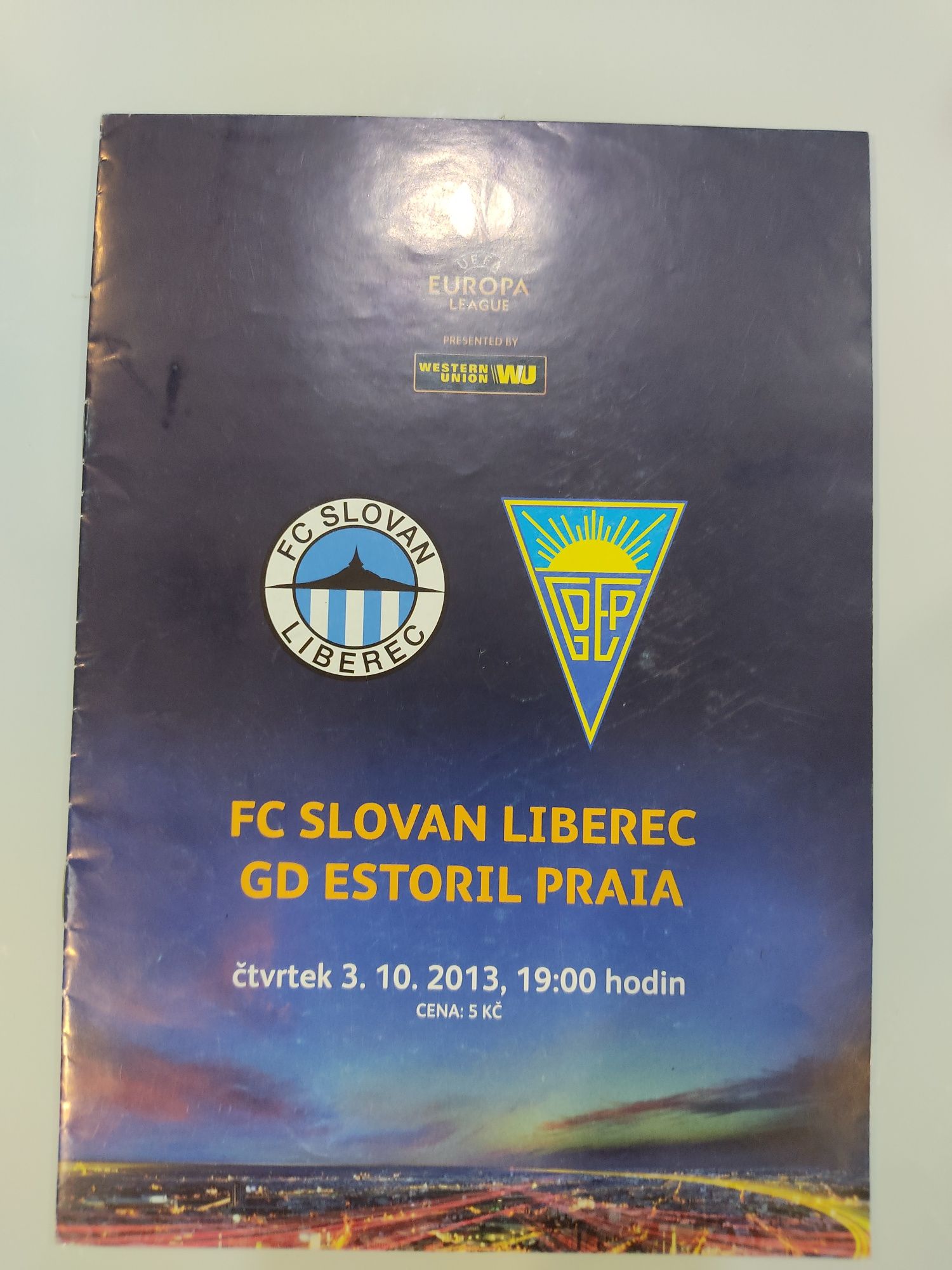 Programa do FC Slovan Liberec Estoril Europa league 2013/2014