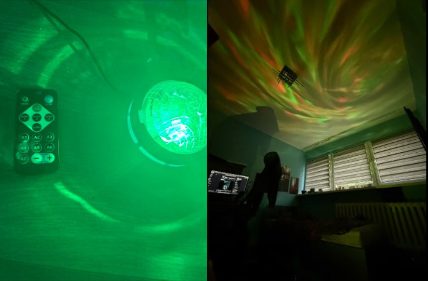 Projektor świetlny multi kolorowy