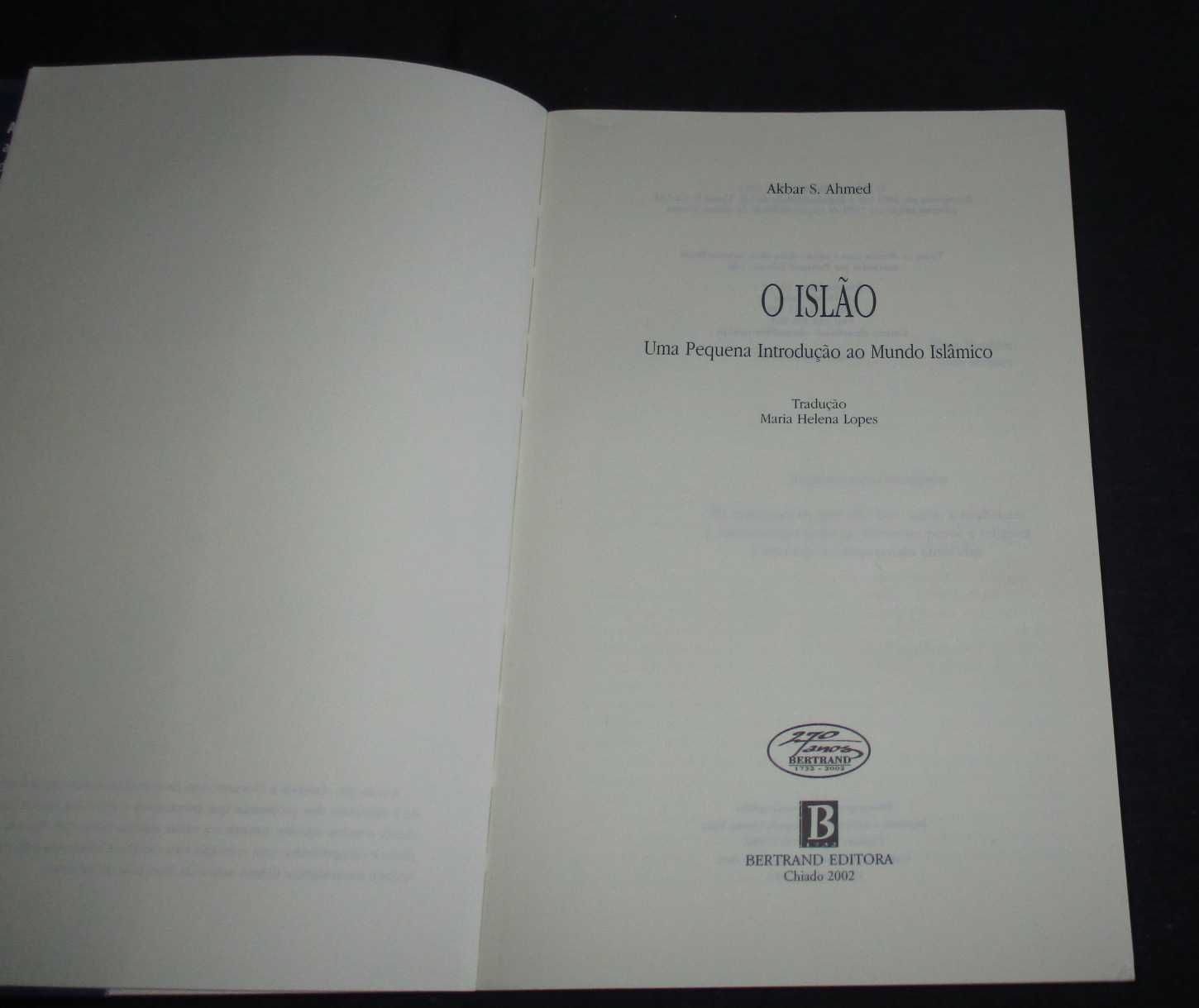 Livro O Islão Akbar S. Ahmed Bertrand