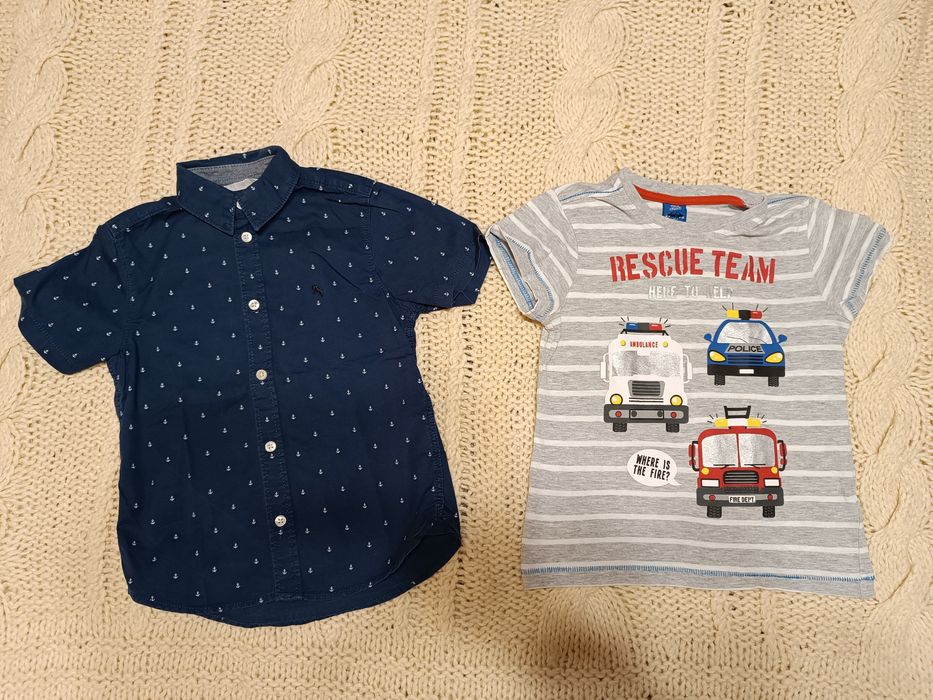 98/104 zestaw na lato krótkie spodenki paczka paka H&M C&A dżungla zwi