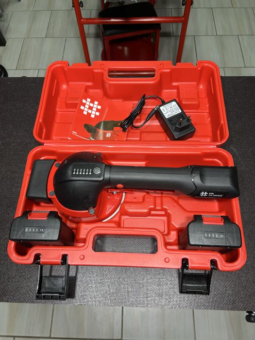 Виброприсоска Віброприсоска SHIJING 9390 Белая резина 2АКБ + Кейс