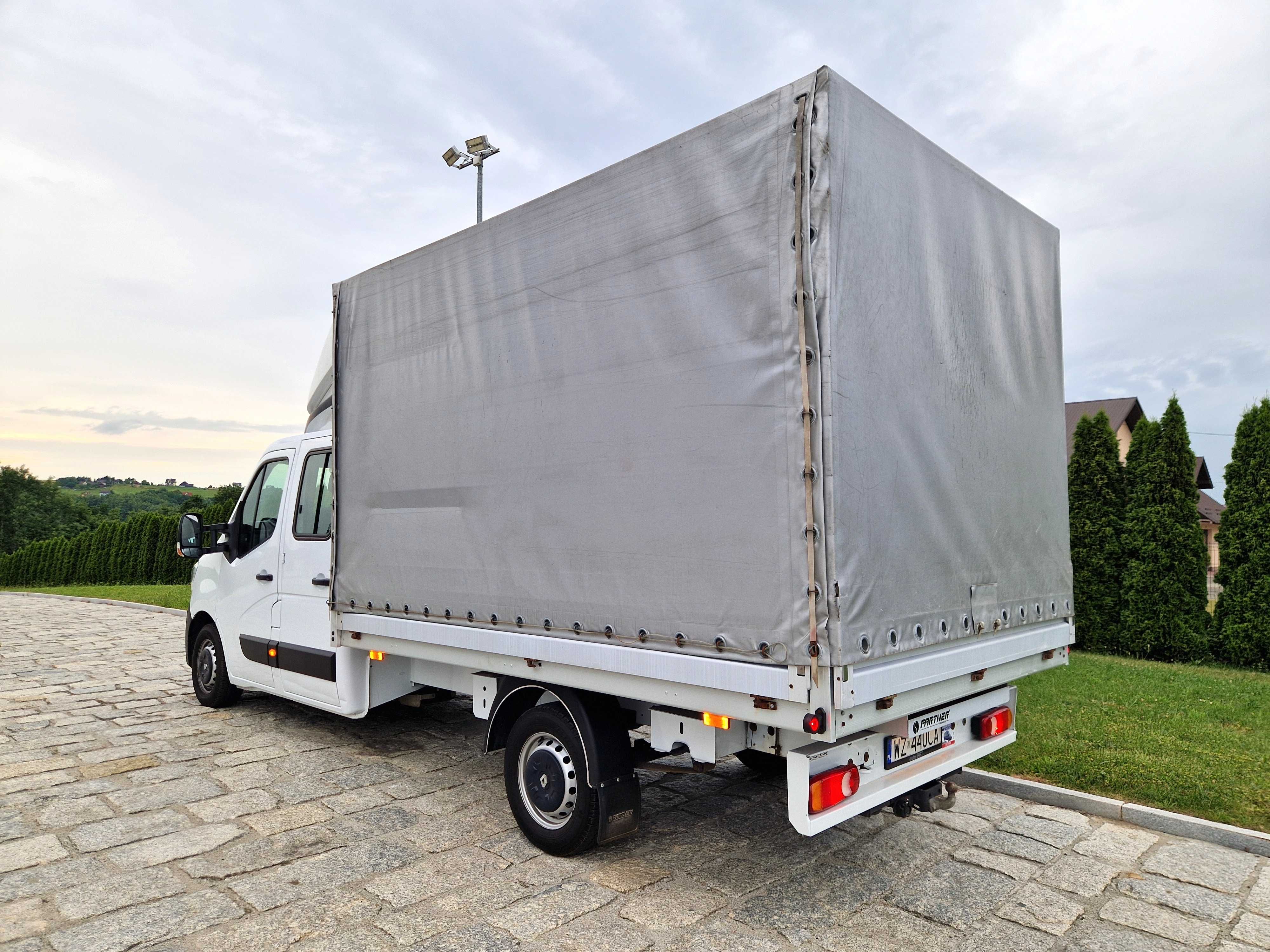 Renault Master Dubel Kabina Doka Brygadówka Skrzynia Plandeka Krajowy