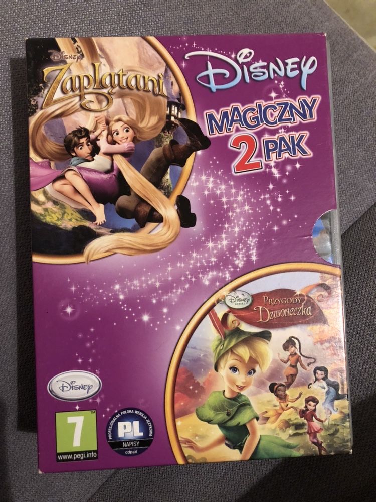 gra komputerowa Dinsey magiczny 2 pack Zaplatani i Dzwoneczek