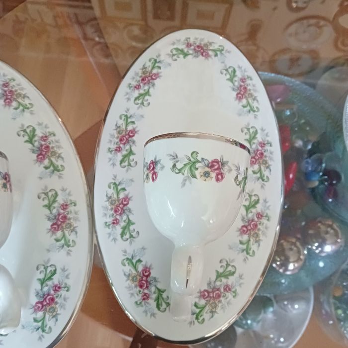 Porcelana świeczniki