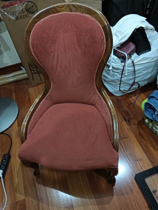 Cadeirão senhorinha  bordô