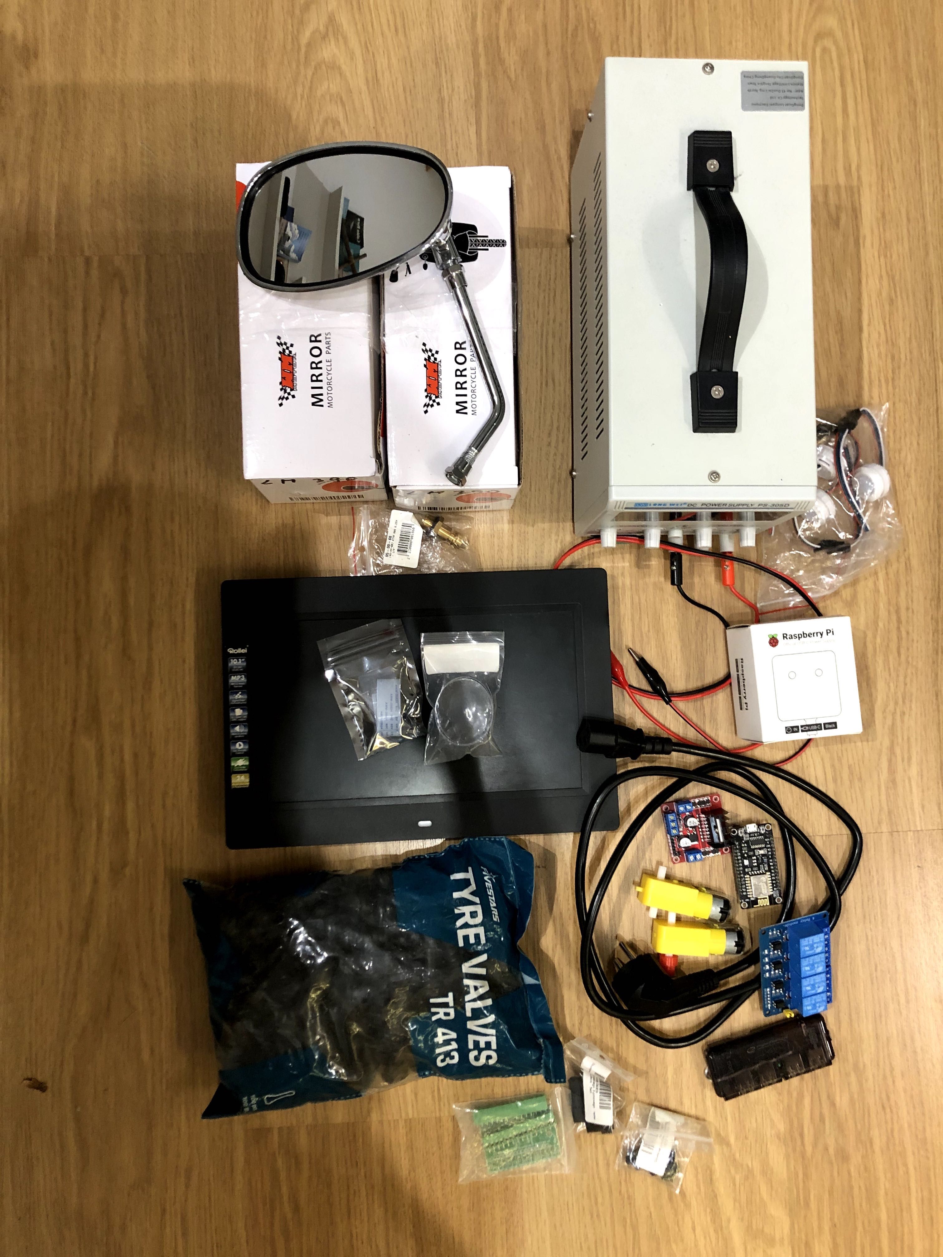 Zasilacz laboratoryjny + inna elektronika ESP32, silniki, zasilacz