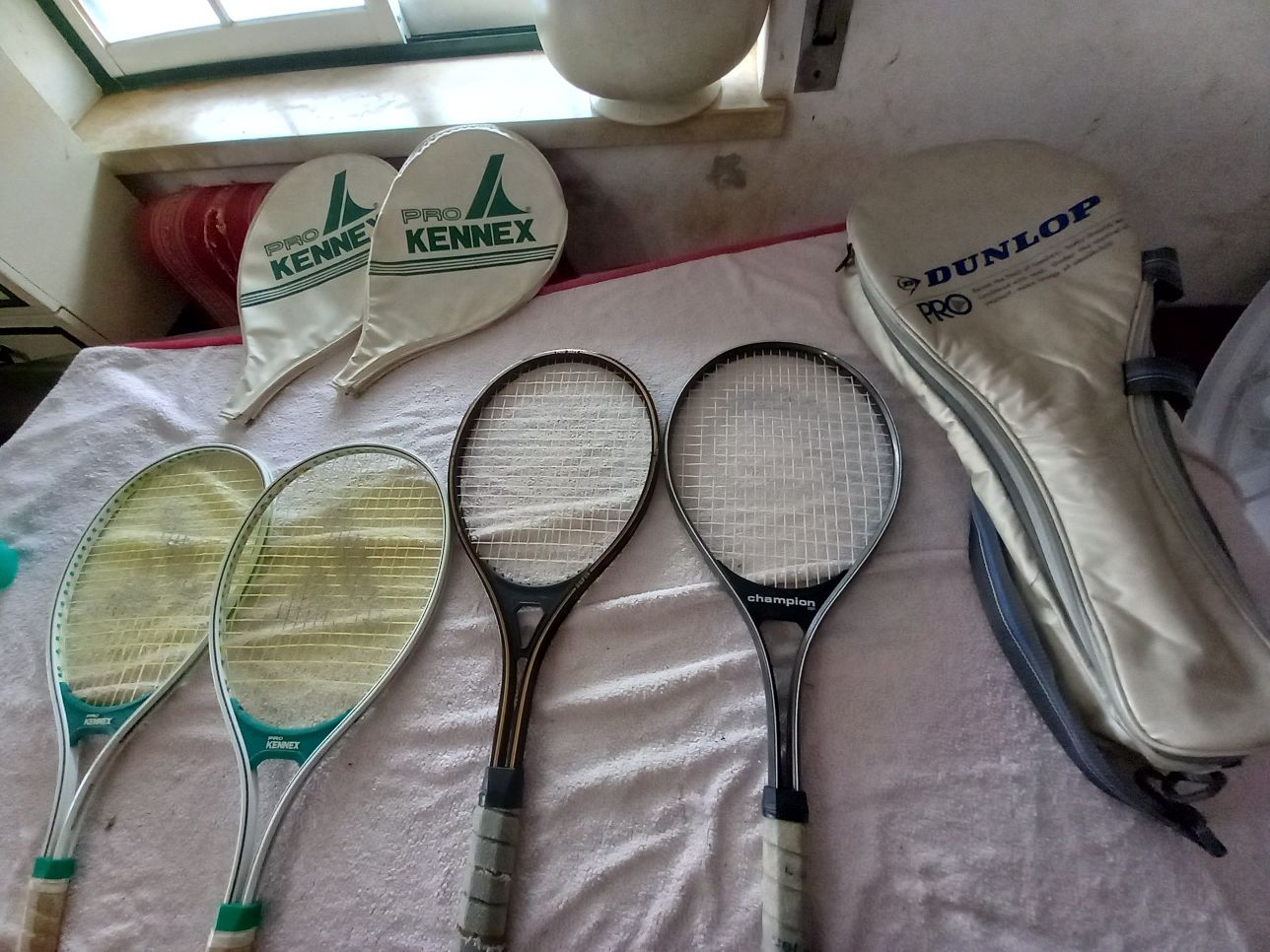 Conjunto de 4 Raquetes Squash