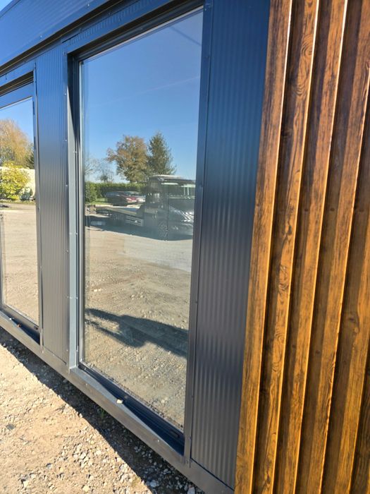 Kontener biurowy magazynowy sklepowy 6x3 z plyty