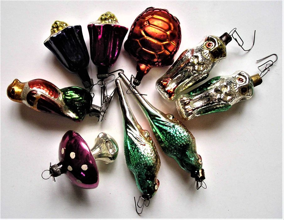 Елочные игрушки СССР 1950-1980-е годы