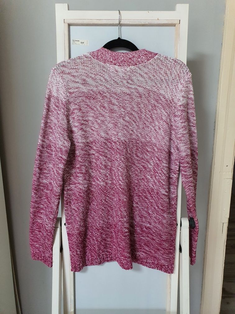 Różowy Sweter Kardigan bpc Bonprix Collection 40 42 L xl