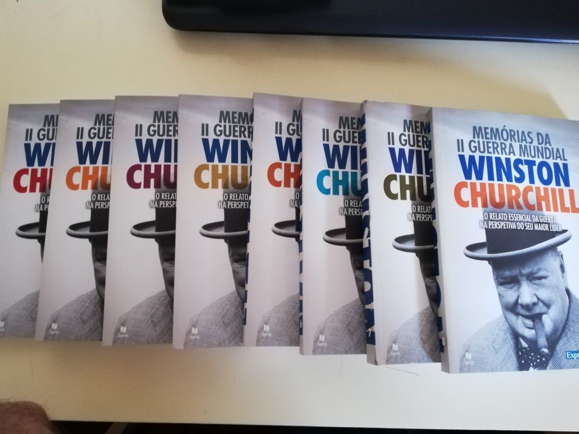 7 volumes - Memórias Winston Churchill