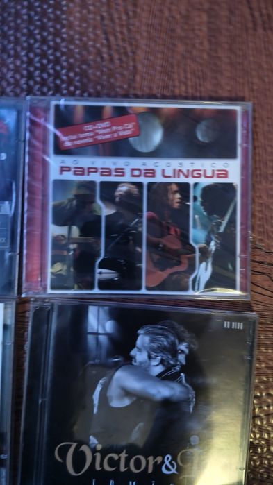 6 CD/DVD Shakira Papas língua Leonardo Bruno e Marrone Daniel 

Novos