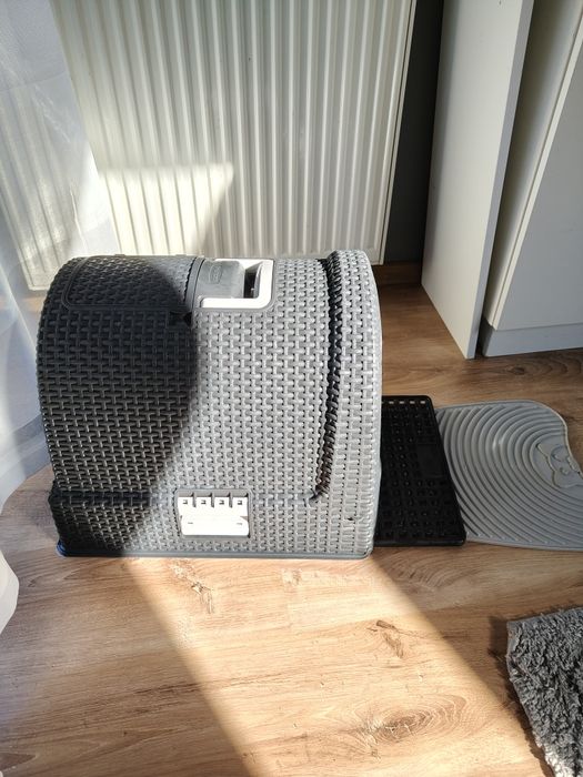 Kuweta dla kota solidna + żwirek