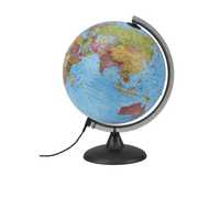 Globus ze światłem dziennym i nocnym,  25 cm
