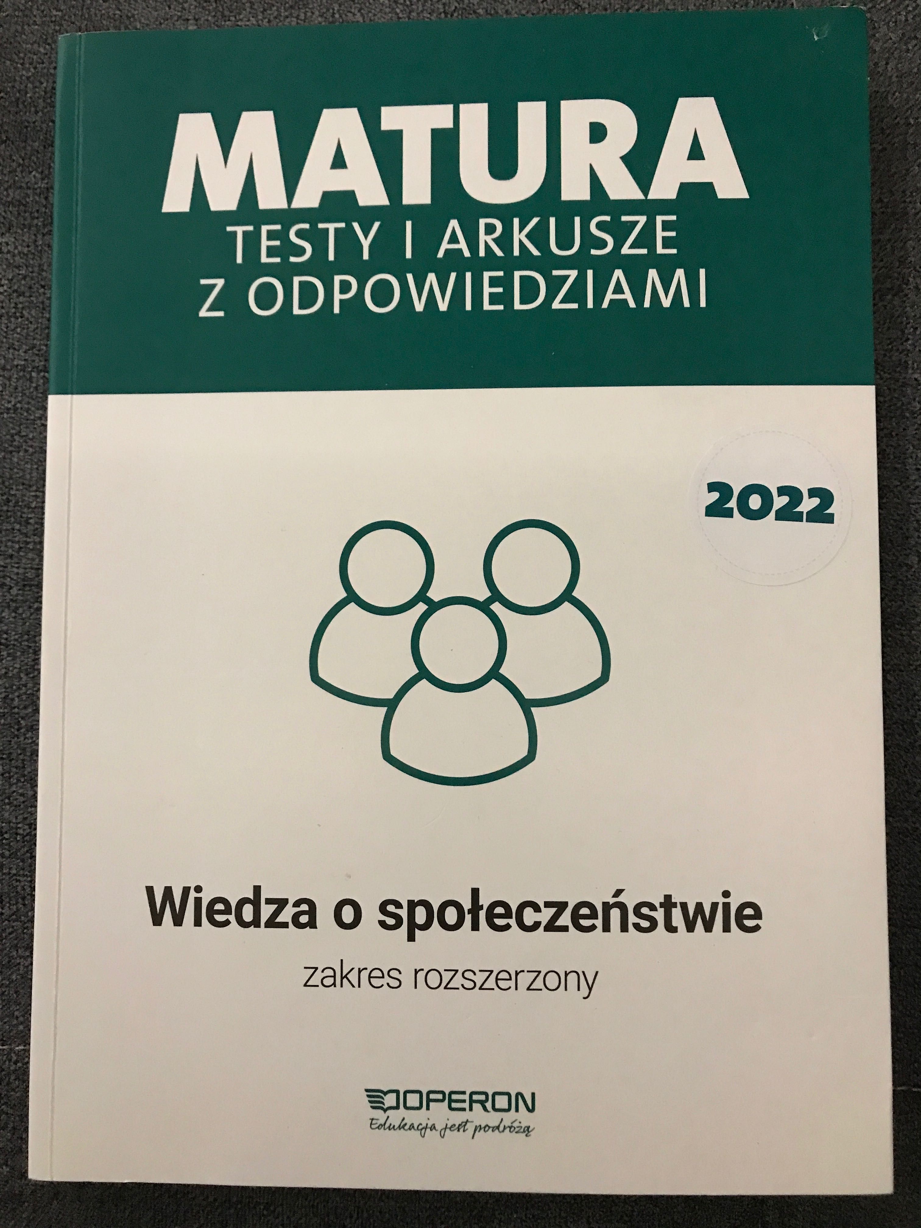 Matura wiedza o społeczeństwie zakres rozszerzony Operon