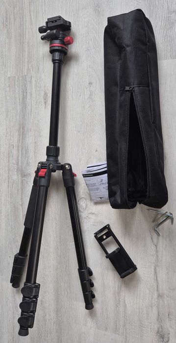 Profesjonalny statyw do aparatu, 173 cm, przenośny statyw 173 cm