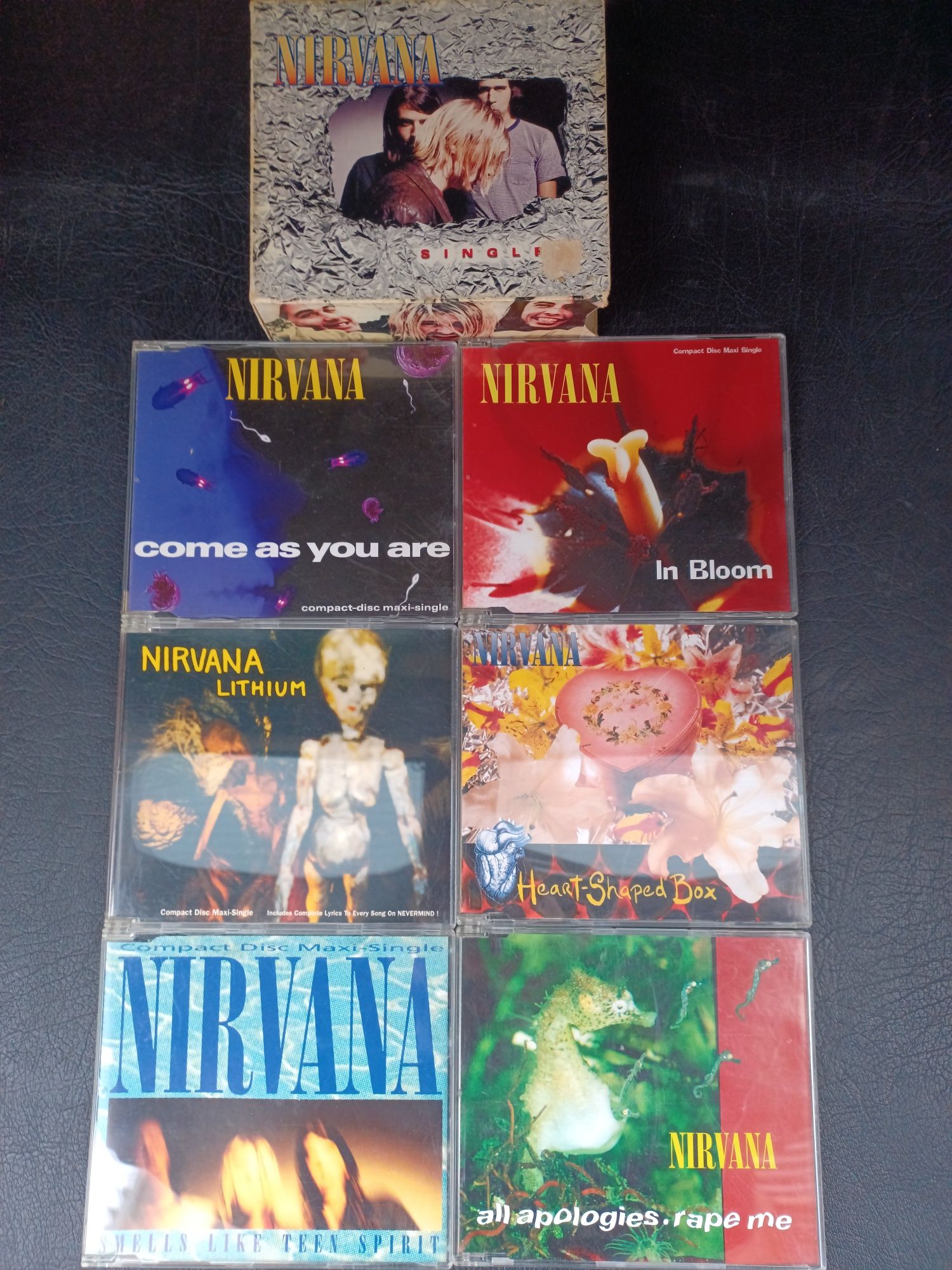 Nirvana, box de singles, edição limitada