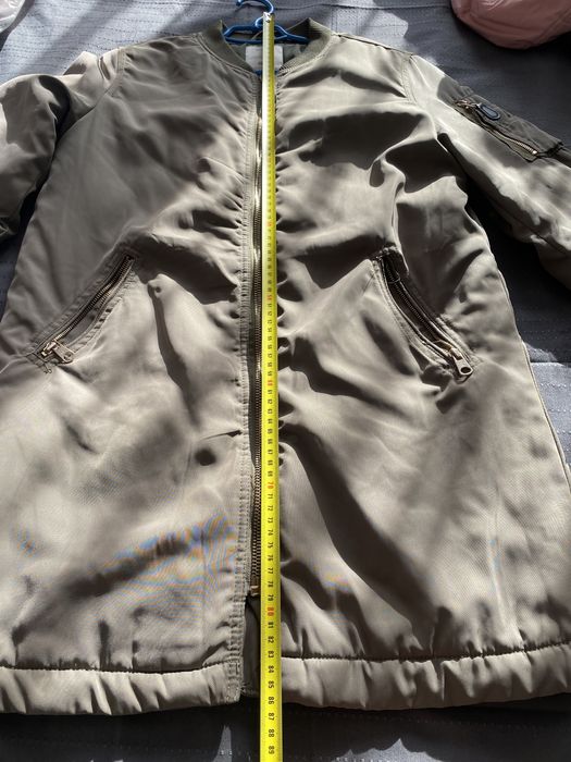 Куртка, парка, удлиненный бомбер BERSHKA размер S-M