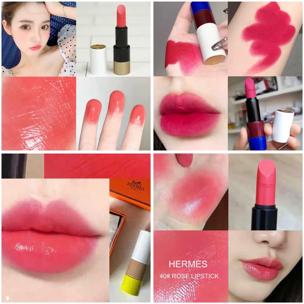 Нова помада Hermes ОРИГІНАЛ бальзам rouge matte satin нюдова в коробці