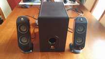 Colunas de Som Logitech X-230 com Subwoofer