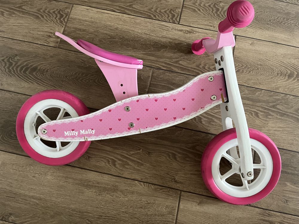 Rowerek dla dziecka biegowy drewniany Milly Mally