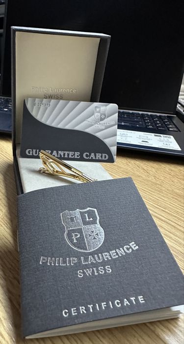 Швейцарский зажим для галстука Philip laurence