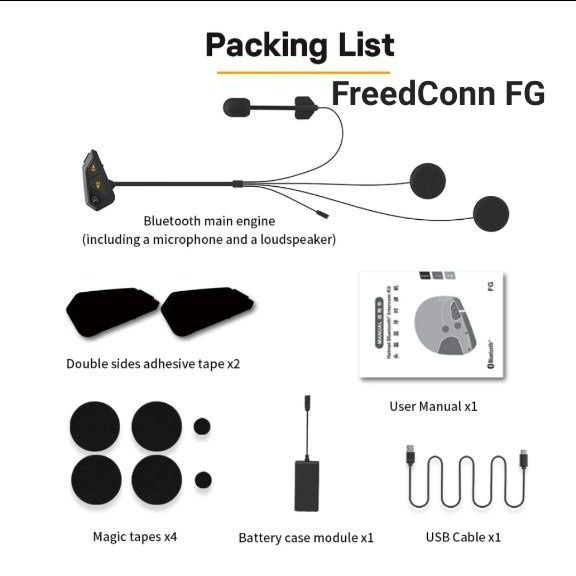 Мотогарнітура  FreedConn T-COM SC  / KY PRO  / FG / R1 Pro / FX