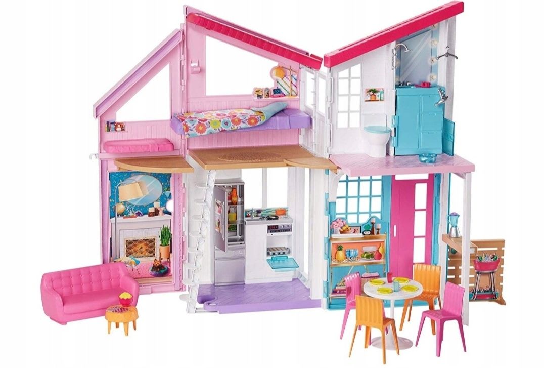 Nowy Duży Domek Dla Lalek Barbie Malibu House 6 pokoi FXG57 - Sklep