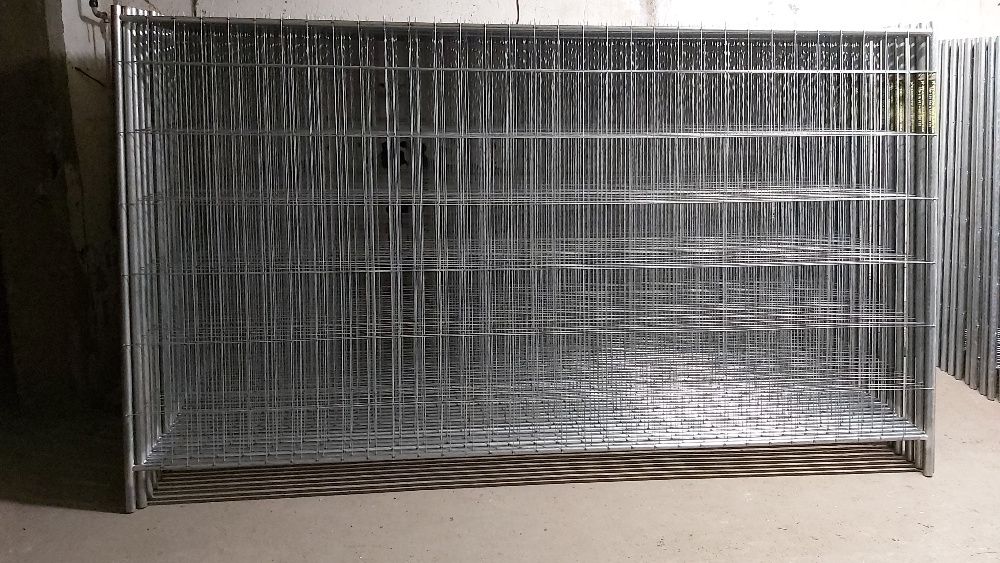 Ogrodzenie Tymczasowe Budowlane KOMPLET panel/stopa/obejma PRODUCENT