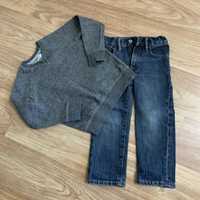 Набор вещей для мальчика на 3-4 года джинсы и толстовка