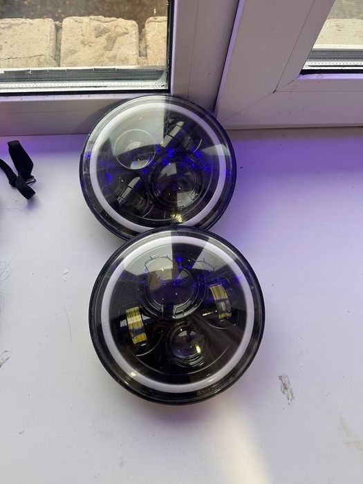 Led фары Ваз Жигули 2101 2121 УАЗ газ 24 КамАЗ ЗИЛ нива Волга маз