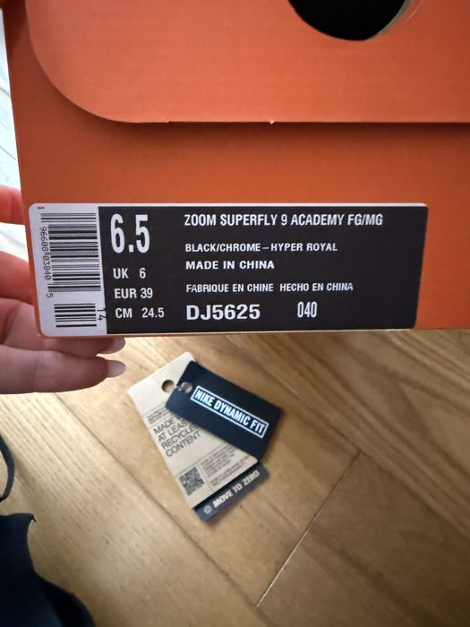 Nike Zoom Superfly 9 Academy FG/MG rozmiar 39