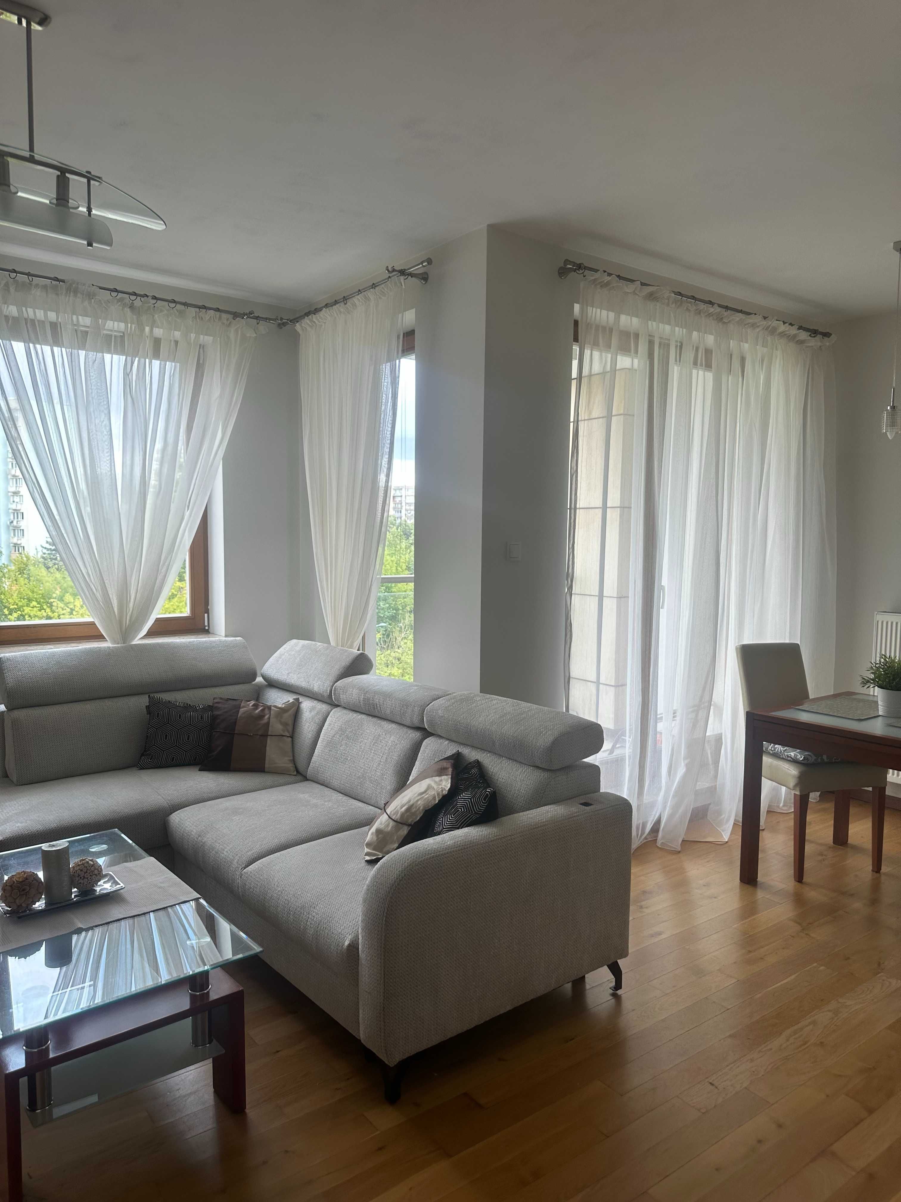 Do wynajęcia piękny 2pok. apartament 54m przy Al. Wilanowskiej Mokotów