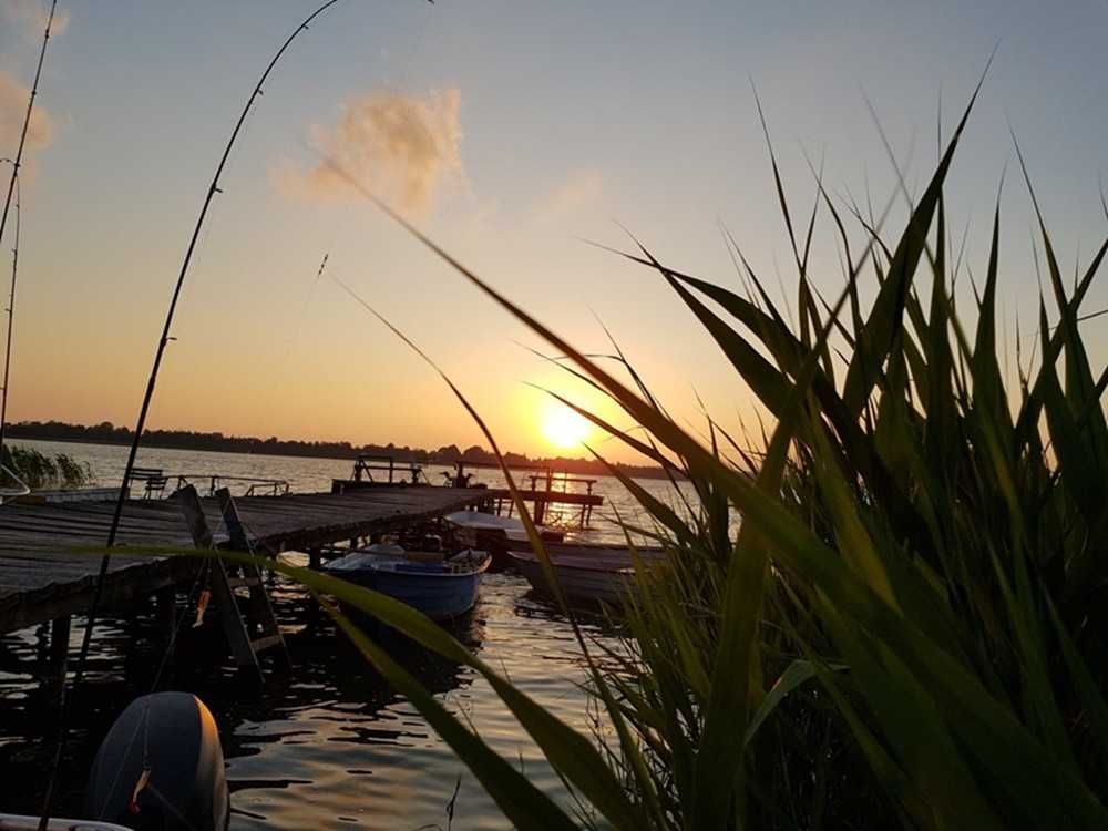 Pokoje nad jeziorem z własna linia brzegową Mazury