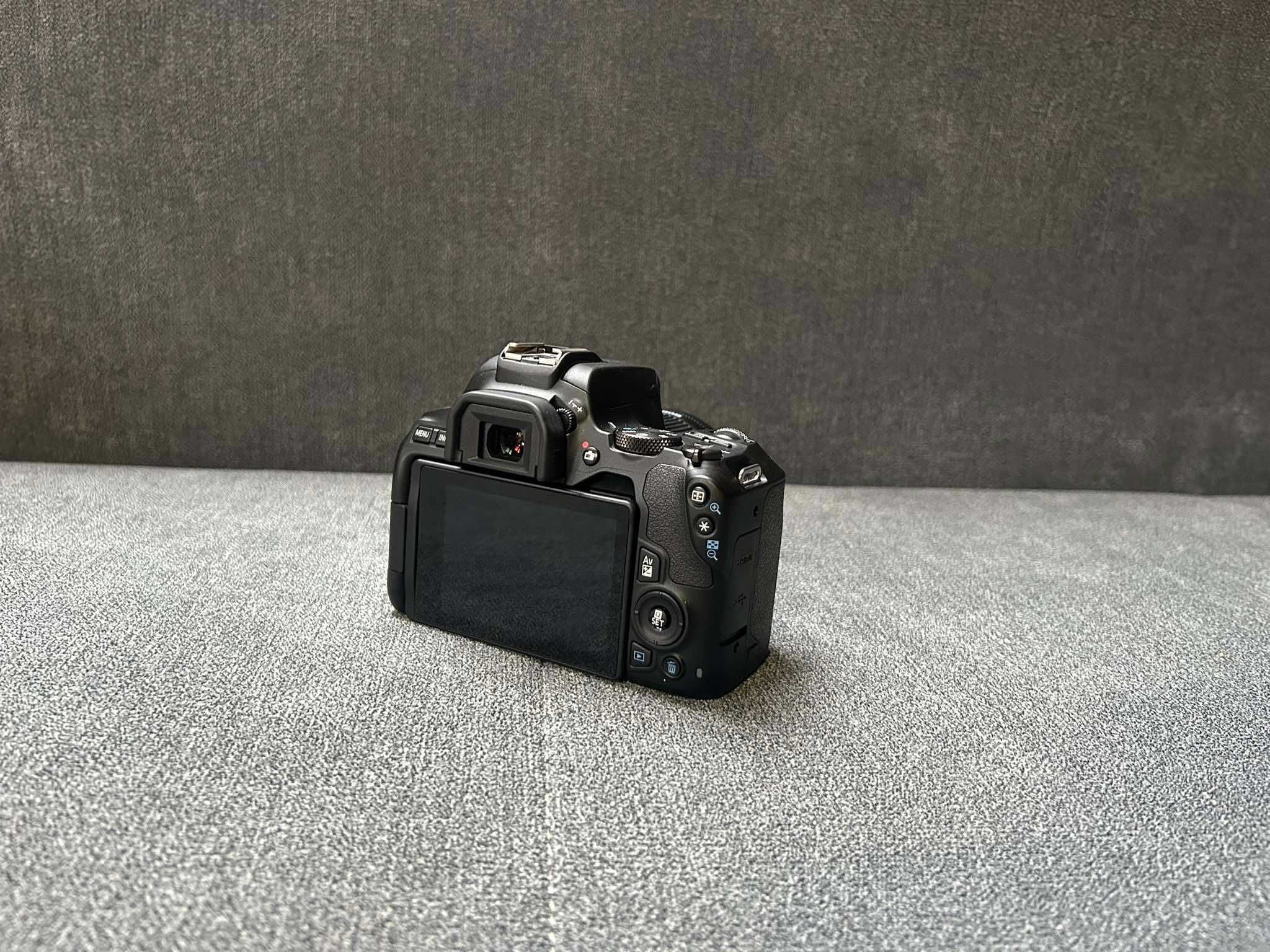 Aparat Canon EOS 250D + lampy Aputure Amaran AL-M9