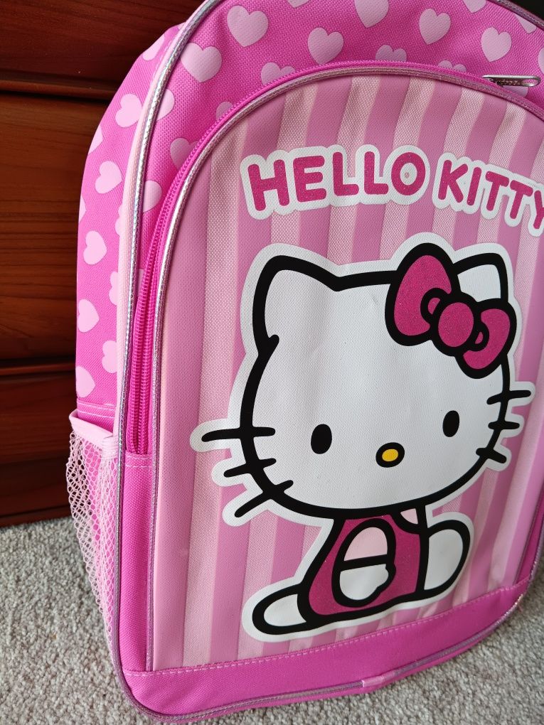 Nowy plecak szkolny różowy dla dziewczynki Hello Kitty