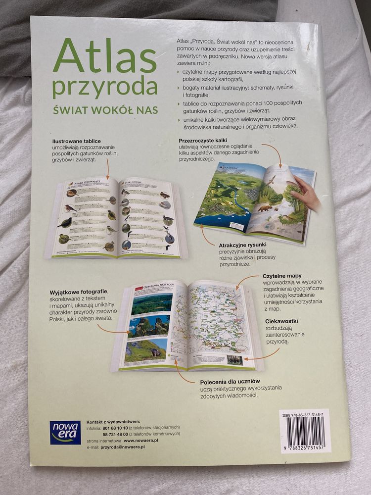 Atlas przyroda świat wokół nas nowa era