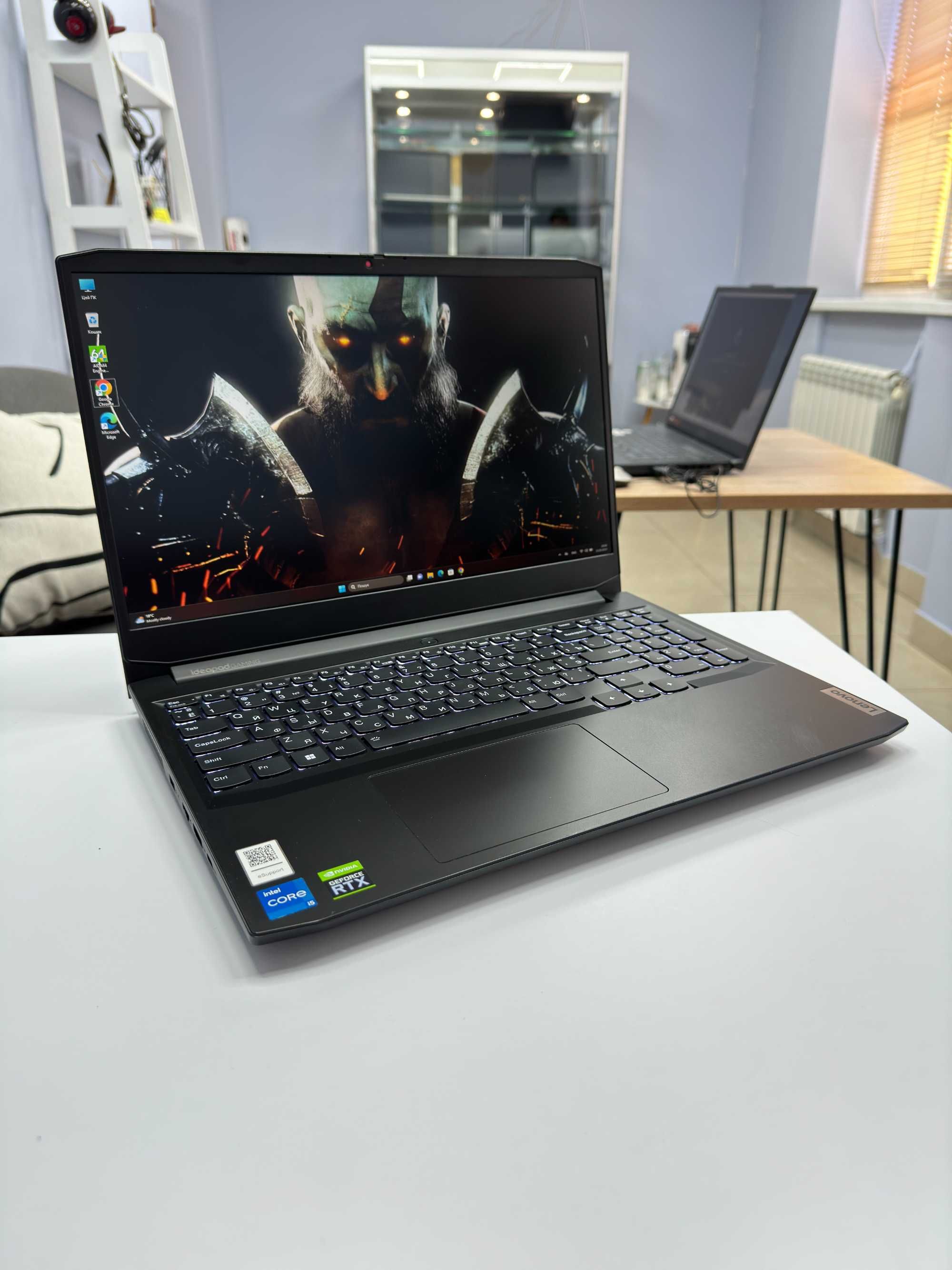 Lenovo Gaming 120Hz i5-11320H Iris Xe RTX 3050Ti 4Gb 16Gb SSD 512Gb